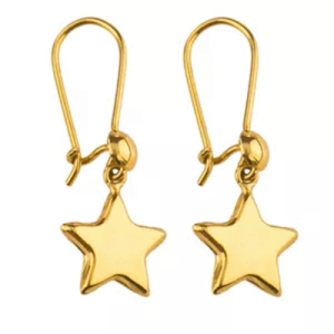گوشواره طلا 18عیار مدل ستاره
